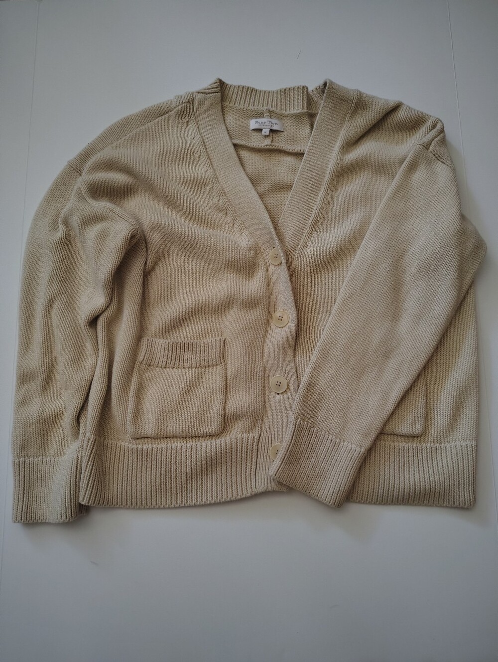 Lightweight Crewneck Sweater in Beige